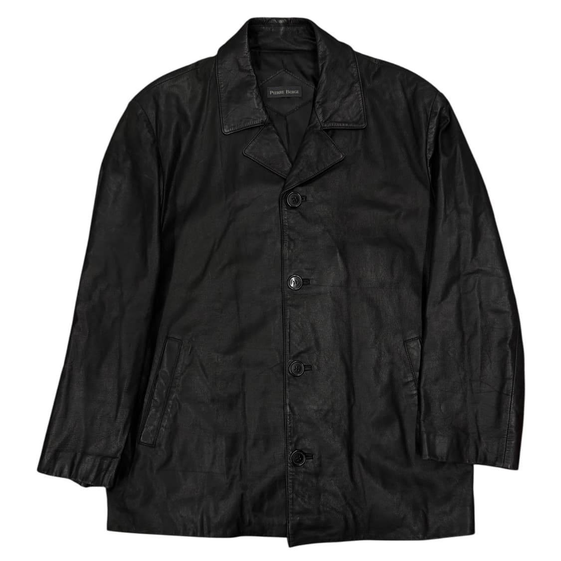 PIERRE BERGE Leather Car Coat 상품이미지1