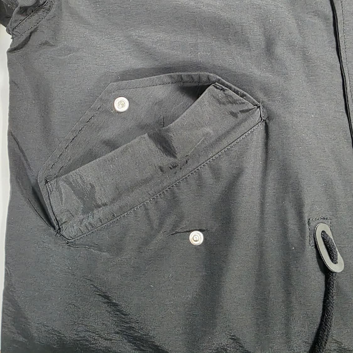 1676 8SECONDS 남성 95(M) 검정 롱 점퍼 안감 누빔 코 상품이미지6