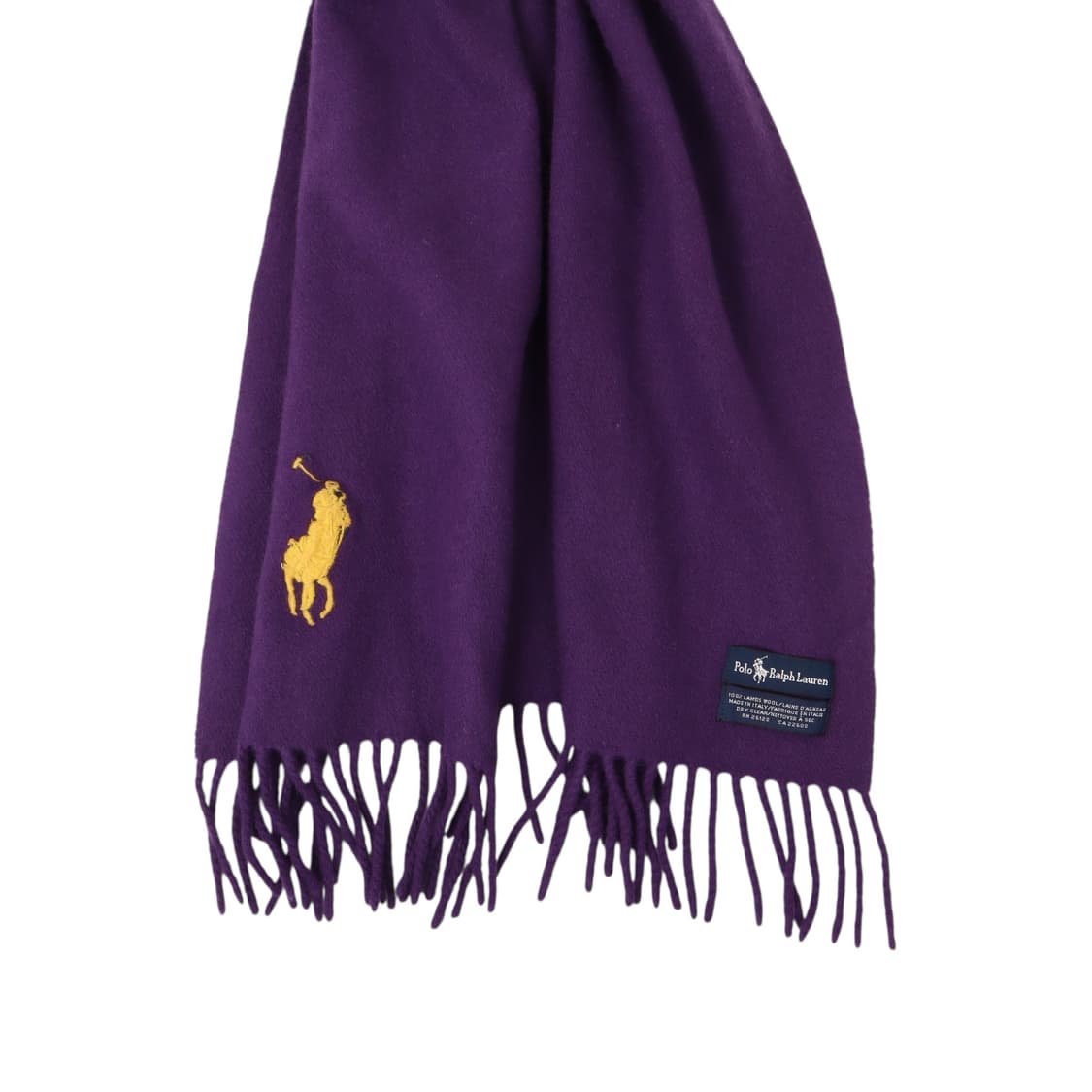 폴로 랄프로렌 퍼플 빅포니 램스울 머플러 상품이미지2