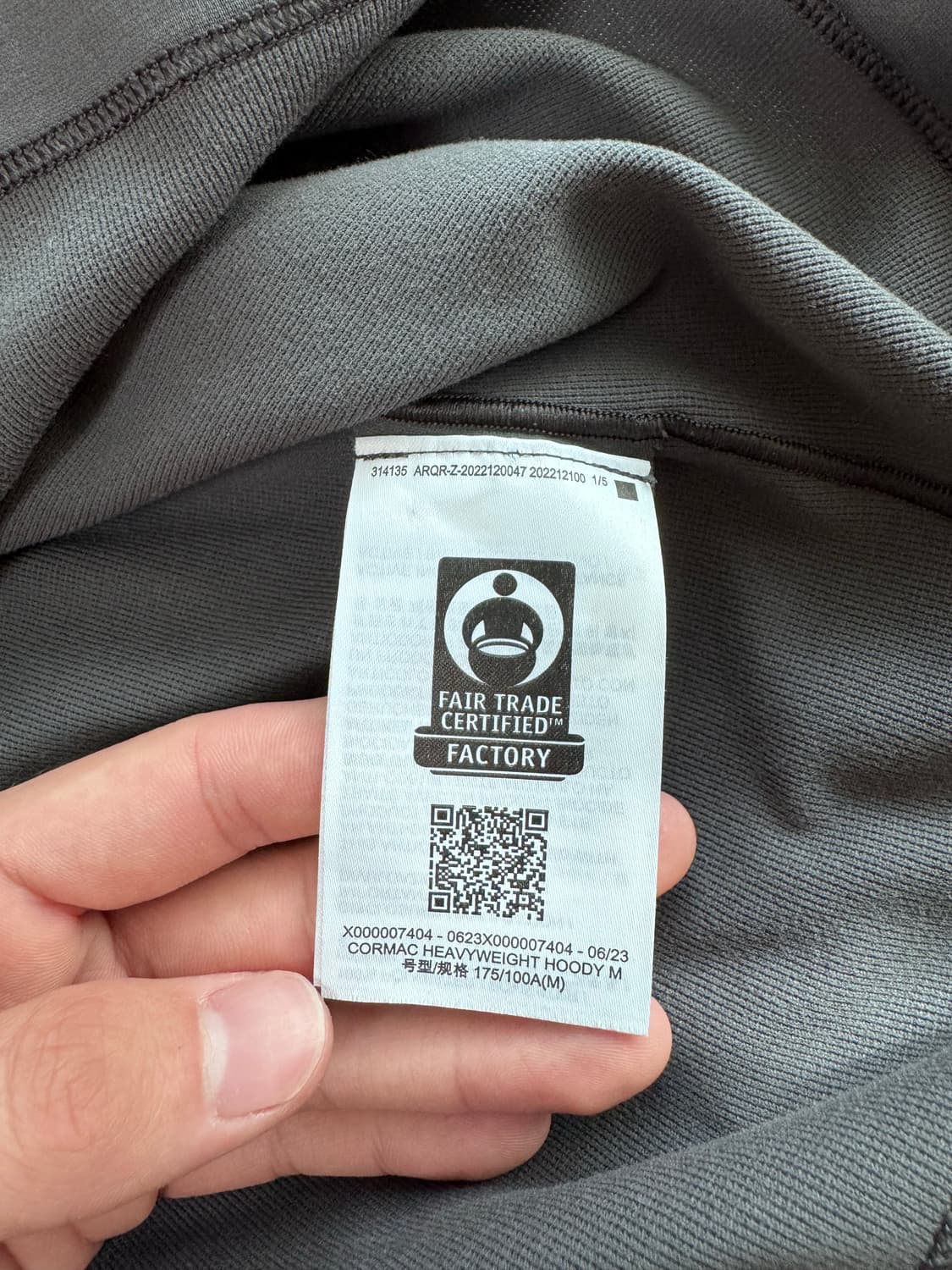 아크테릭스 코막 헤비웨이트 후디 클라우드 상품이미지8