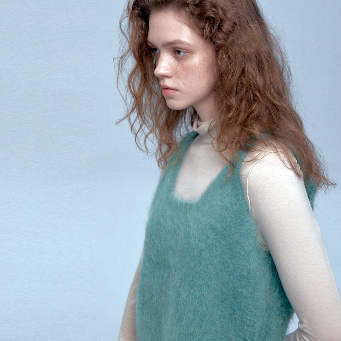 더라이(the Rye) 알파카 뷔스티에 니트 프리사이즈 새상품 상품이미지2