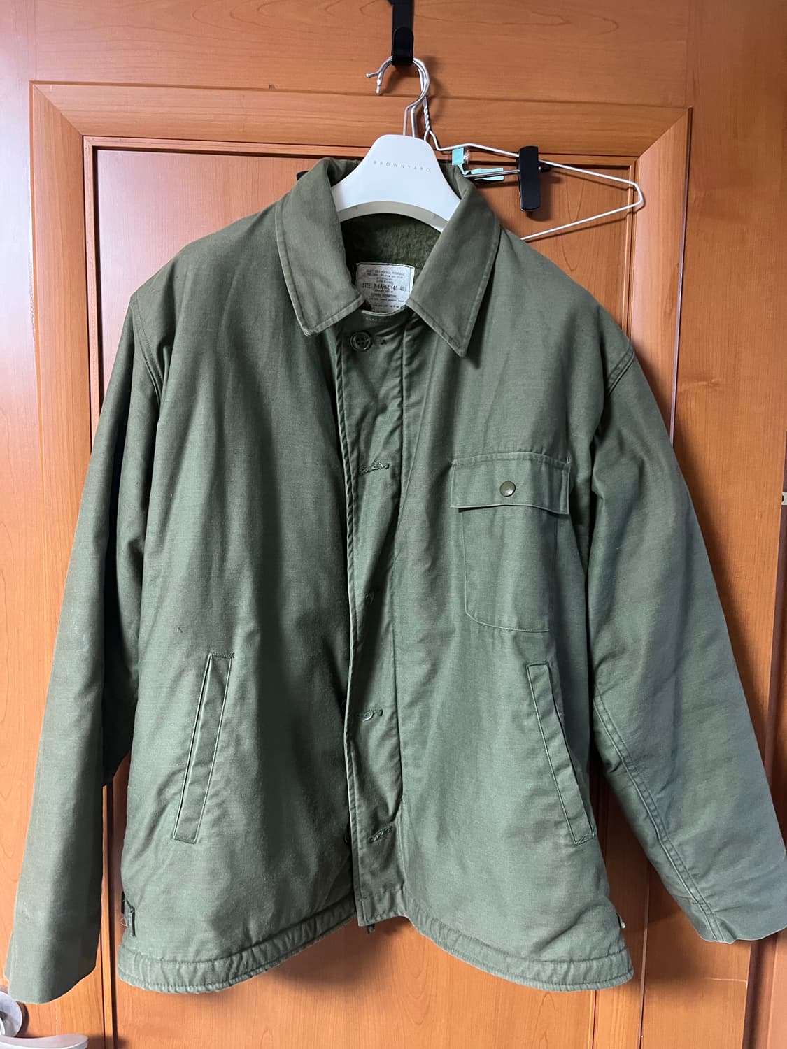 80'S OG US NAVY A-2 덱자켓 미 해군 오리지 널 덱자켓 상품이미지2