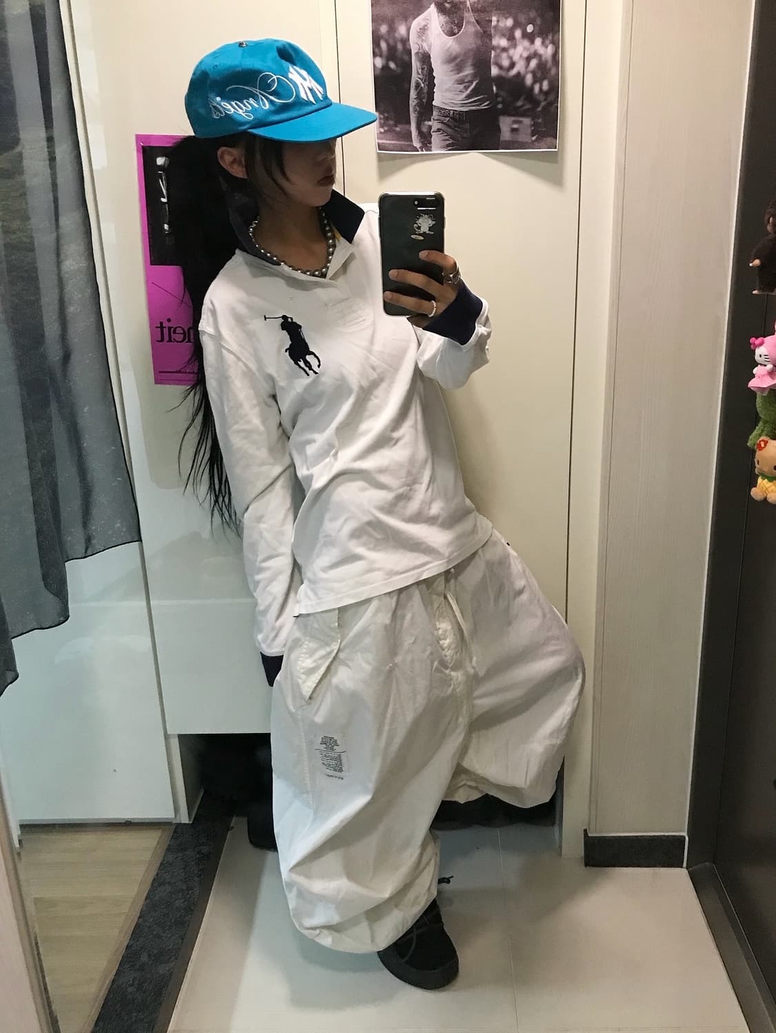 🦴 폴로 빅포니 화이트 피케 롱슬리브 🦴 상품이미지3