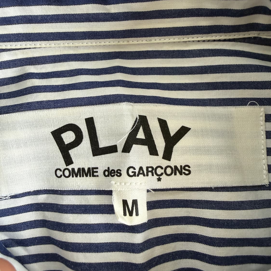 Comme des Garcons 꼼데가르송 블루스트라이프 셔츠 상품이미지4