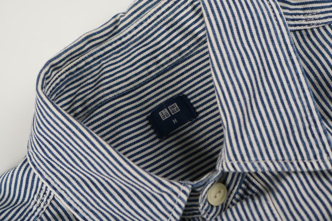 [M] 유니클로 히코리 워크 셔츠 상품이미지3