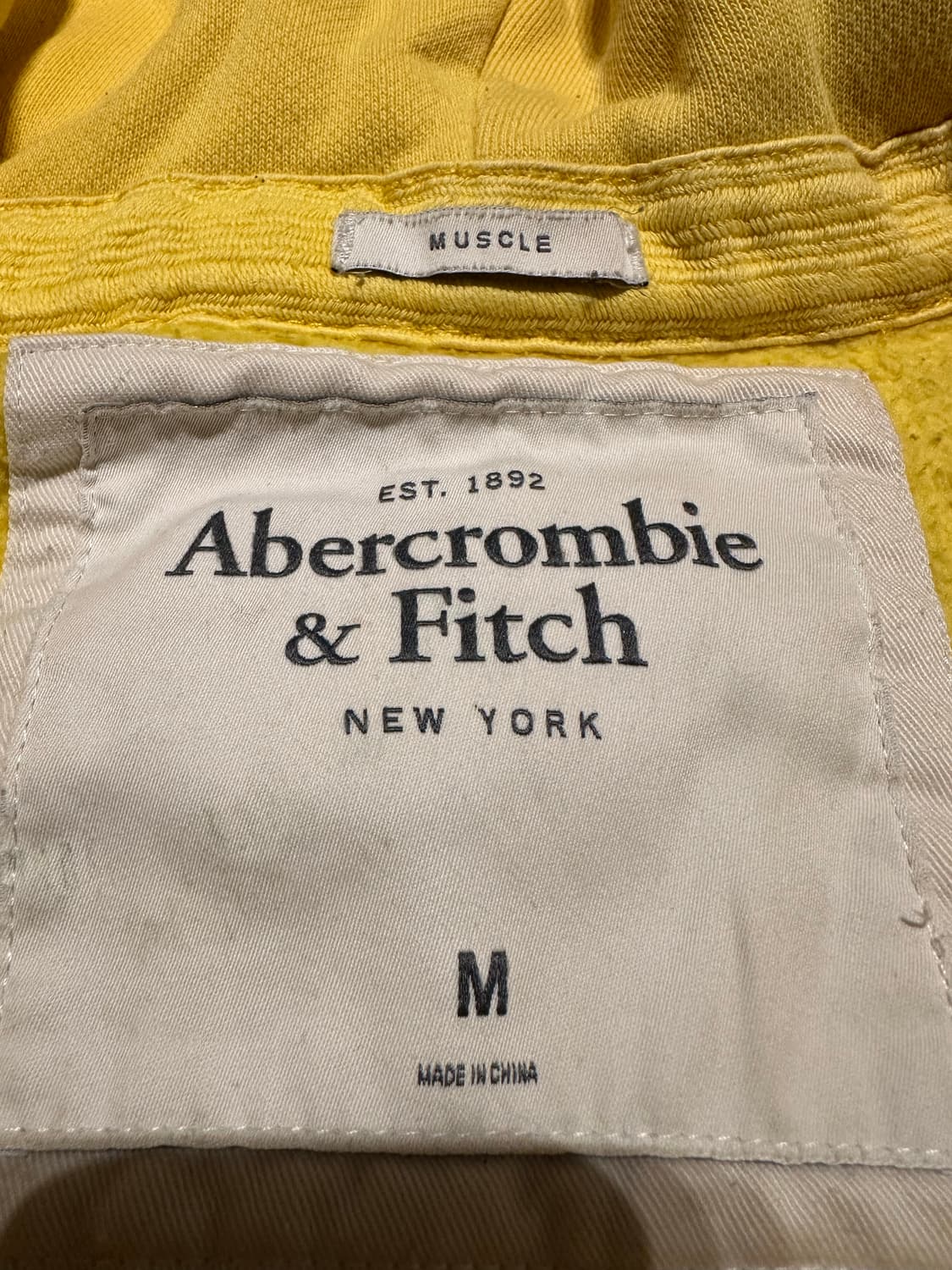 아베크롬비 자수 로고 후드집업 m 상품이미지3