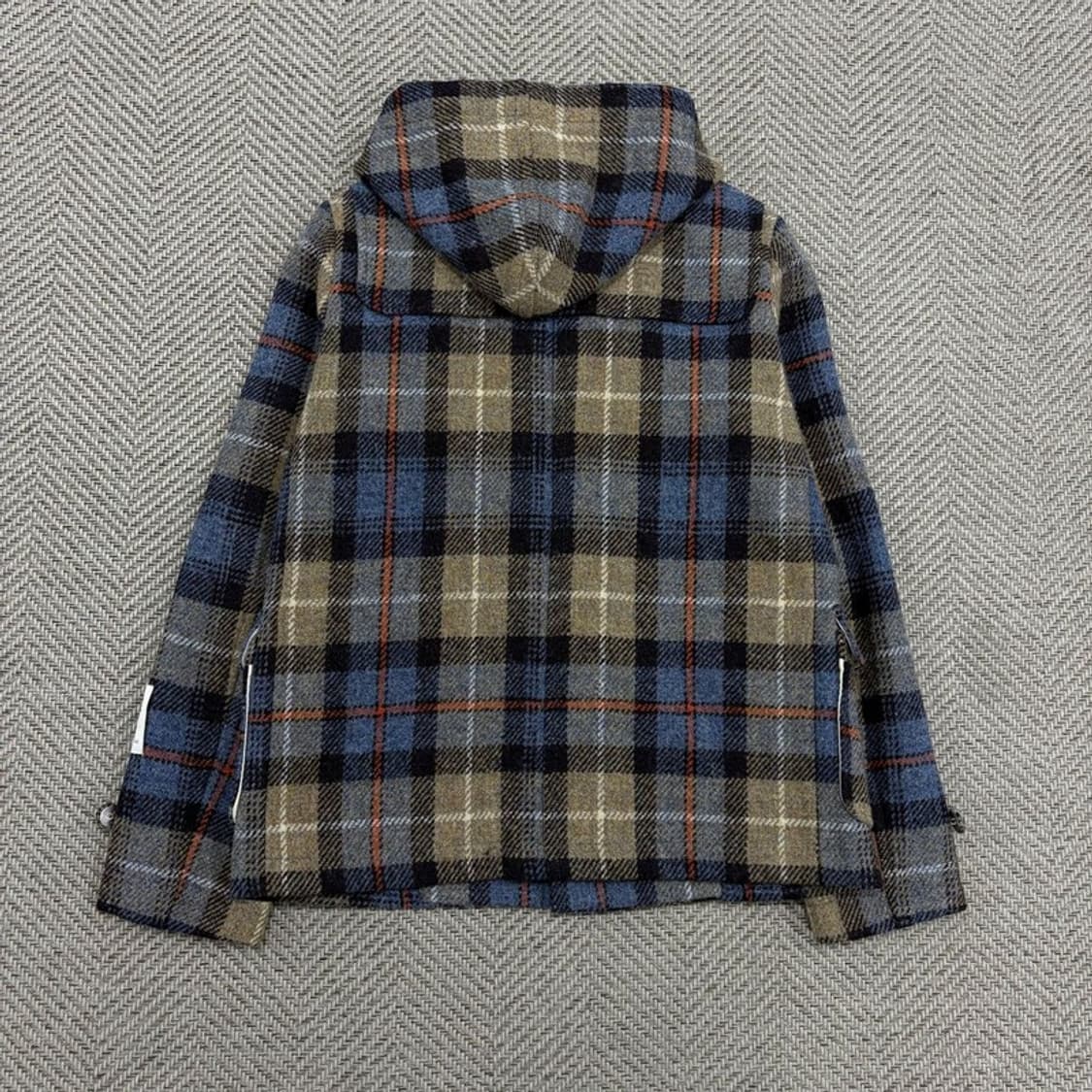 해리스트위드 체크 더플 자켓 v3087 상품이미지2