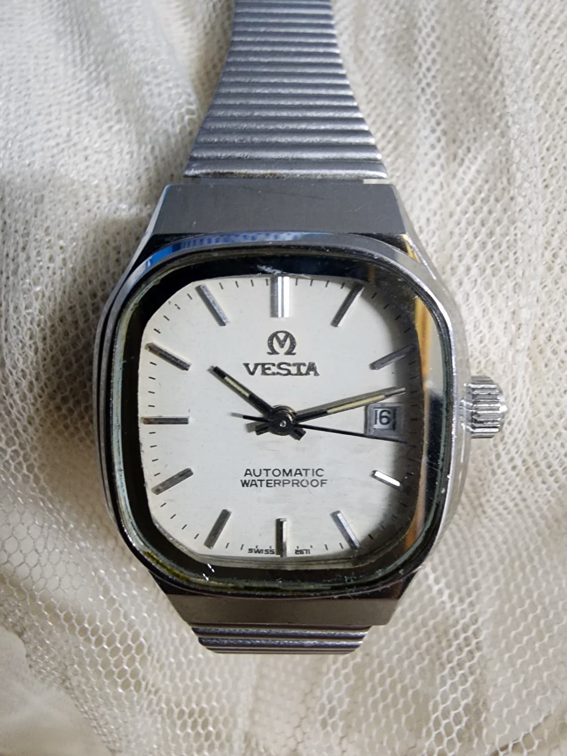 스위스 베스타 오토매틱  빈티지 메탈 여성시계 상품이미지4