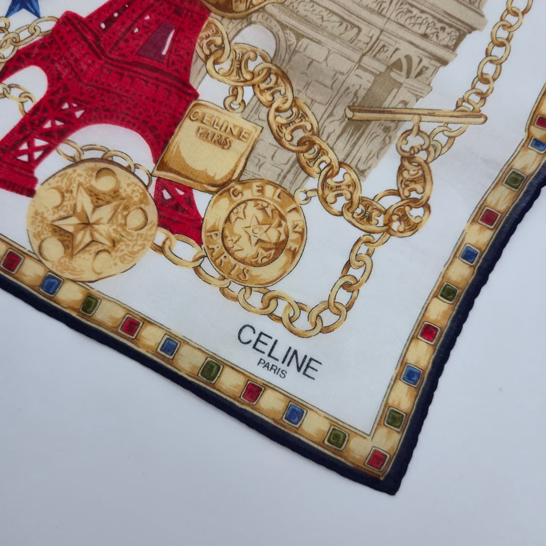 CELINE 셀린느 손수건 스카프 [BF9688-0673-11] 상품이미지5