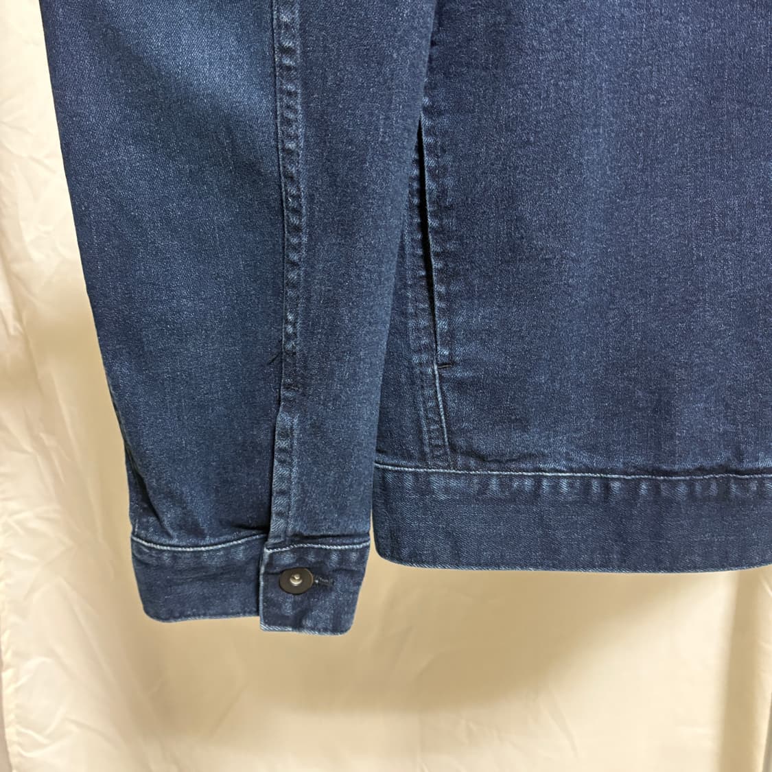 유니클로 1세대 데님 트러커 자켓 / 블루, XL 상품이미지6