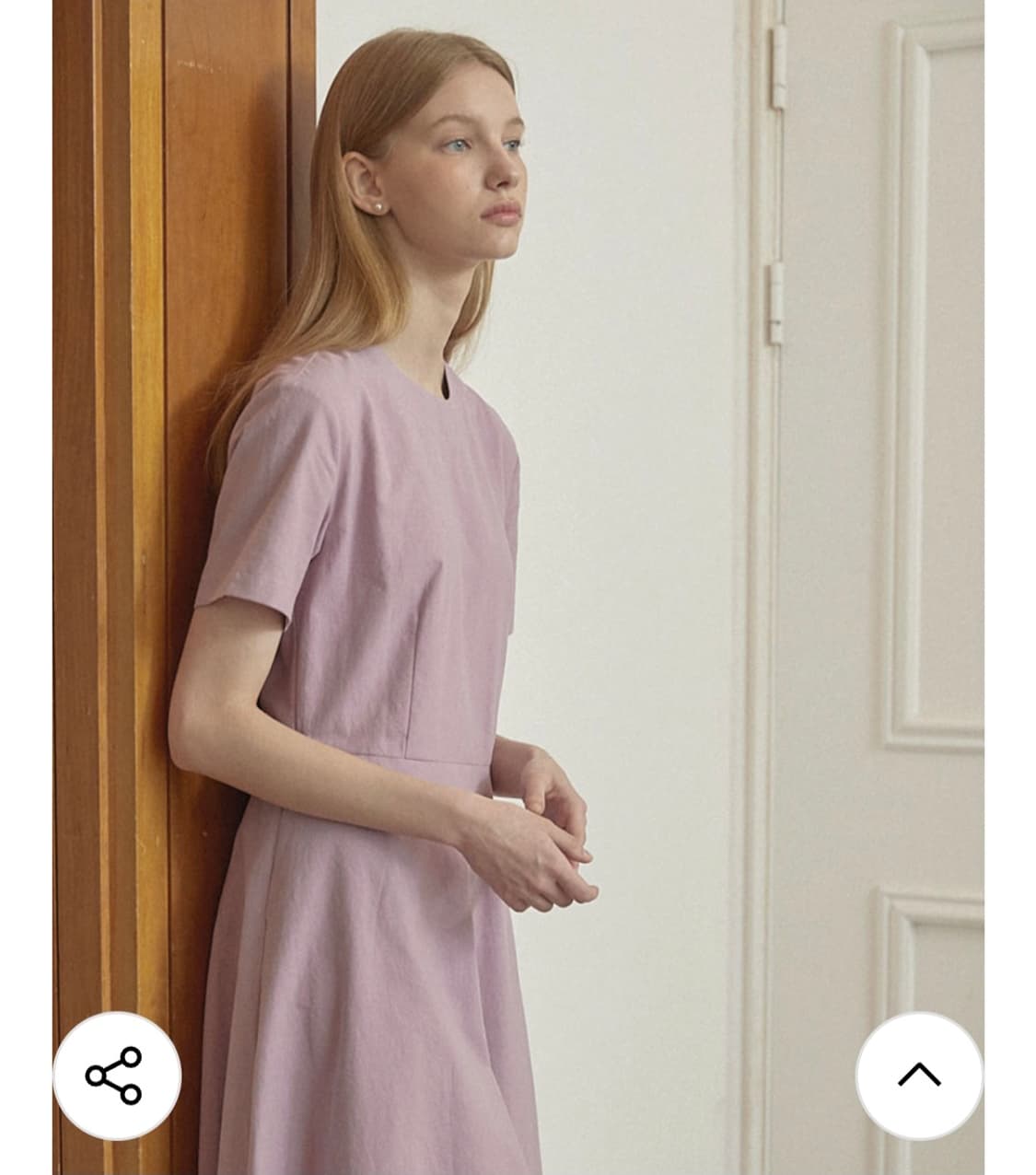 논로컬 린넨 플레어 원피스(핑크) 상품이미지10