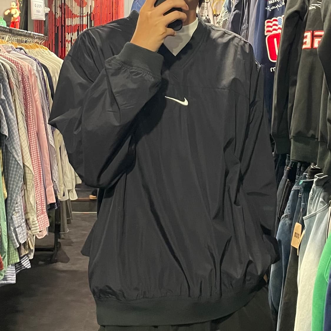 [IM] nike 미드스우시  블랙 웜업 상품이미지4