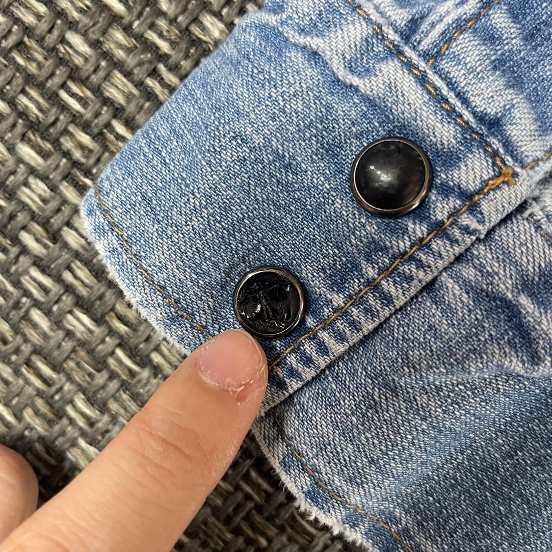 GAP 1969 투포켓 코튼 연청 데님 셔츠 상품이미지7