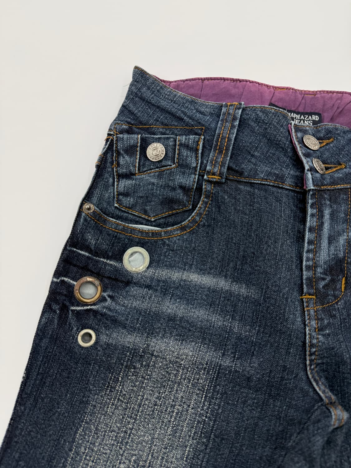 빈티지 Haphazard 데님 부츠컷 팬츠 상품이미지3