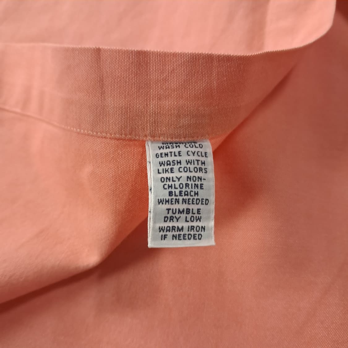 CK313 2XLT 폴로 00s 멀티포니 오렌지피치 반팔 셔츠 남방 상품이미지5