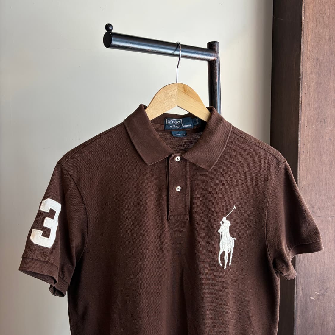 폴로 랄프로렌 브라운 빅포니 반팔 카라티 상품이미지1
