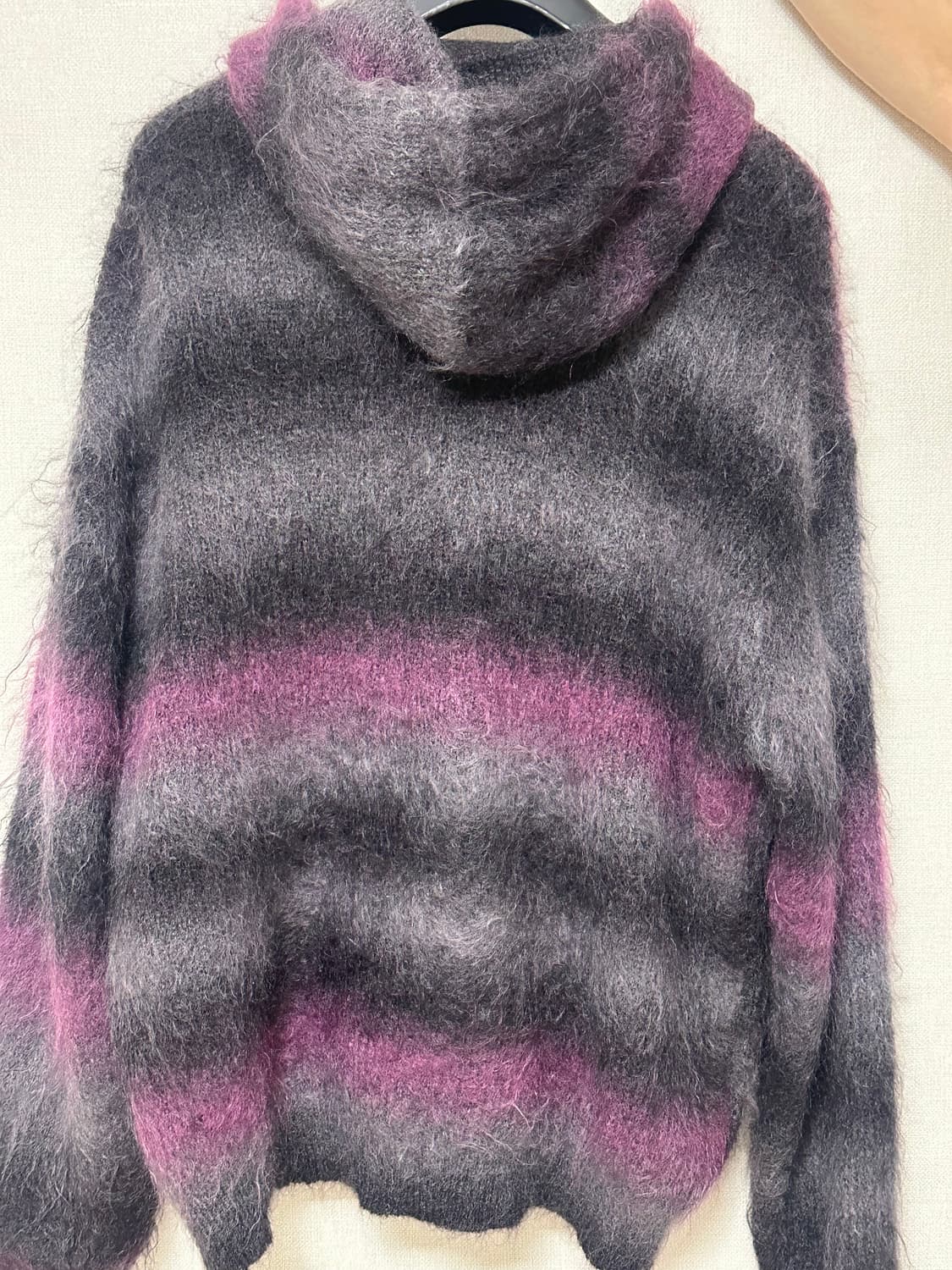 히스테릭글래머 x 슈프림 모헤어 후드집업 L 상품이미지3