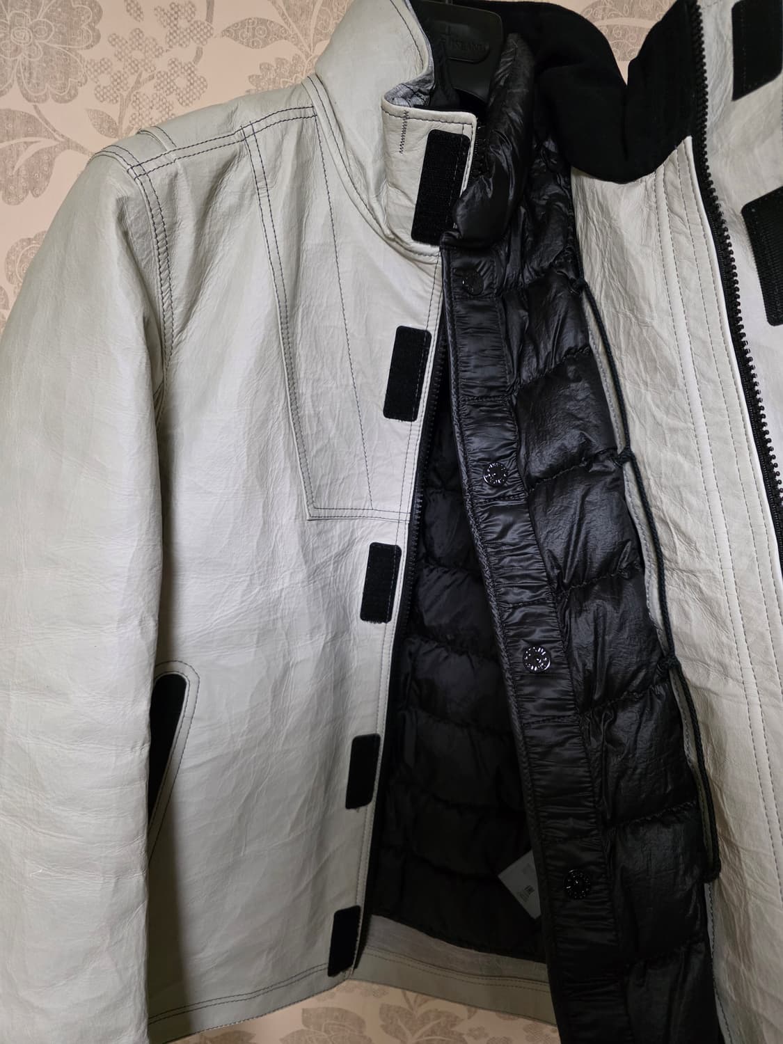 스톤아일랜드 가죽 레더 아이스자켓 상품이미지4