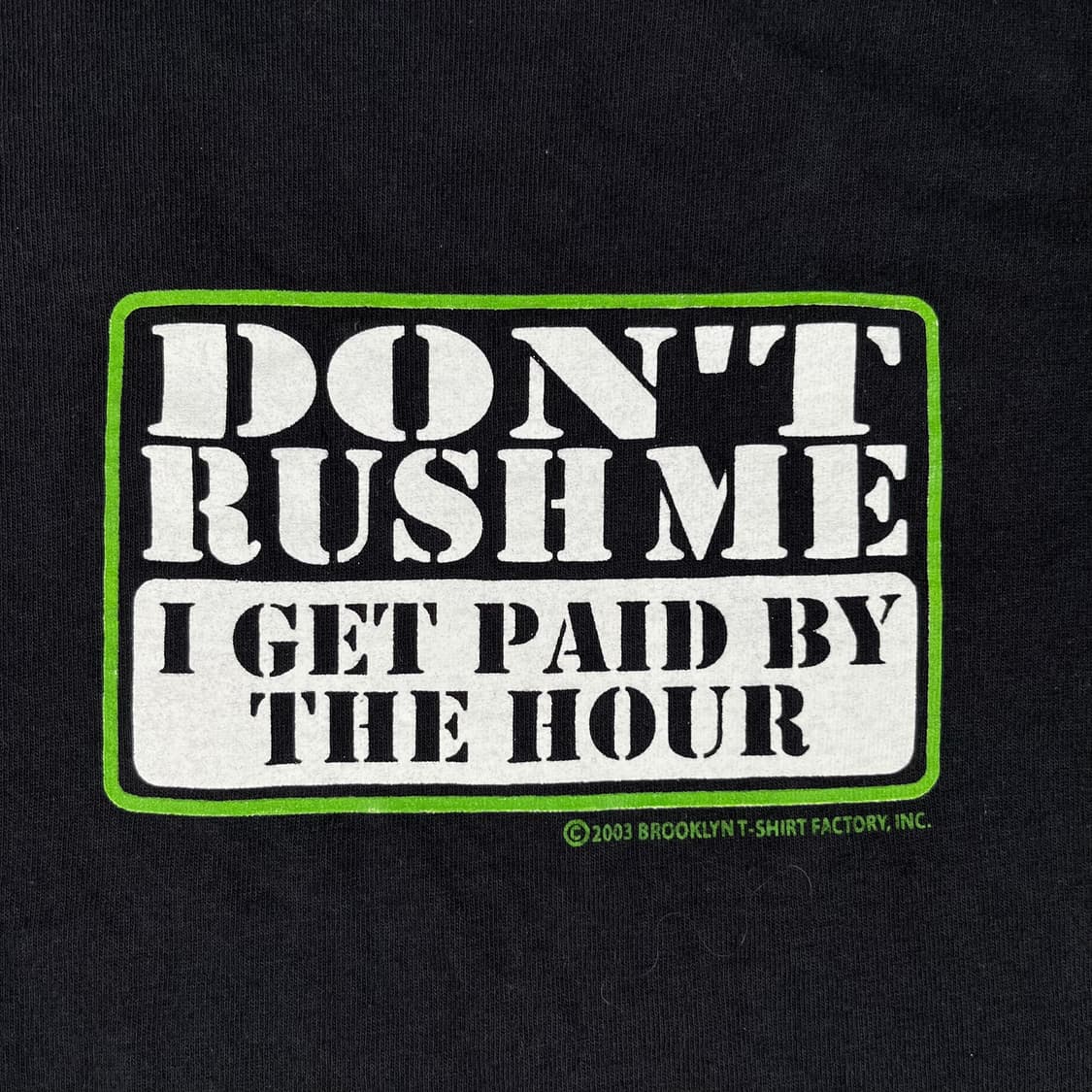 빈티지 Don’t Rush Me 반팔 상품이미지5