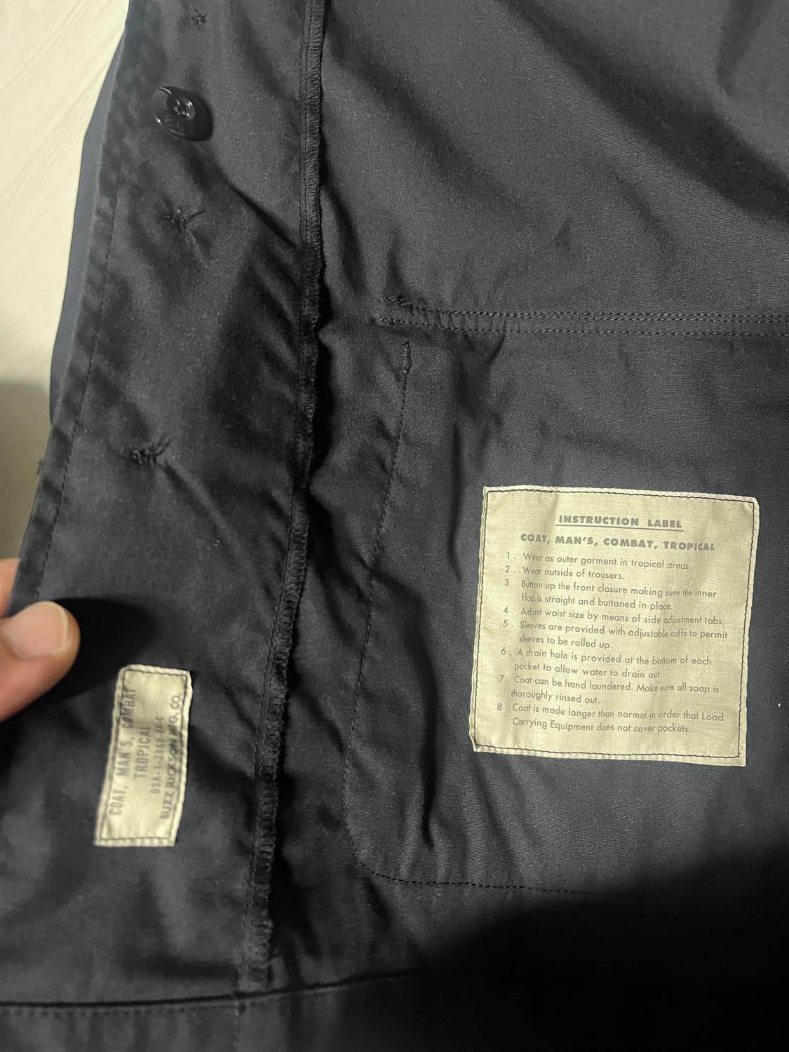 버즈릭슨 x 윌리엄 깁슨 정글 퍼티그 자켓 xl 사이즈 판매합니다 상품이미지4