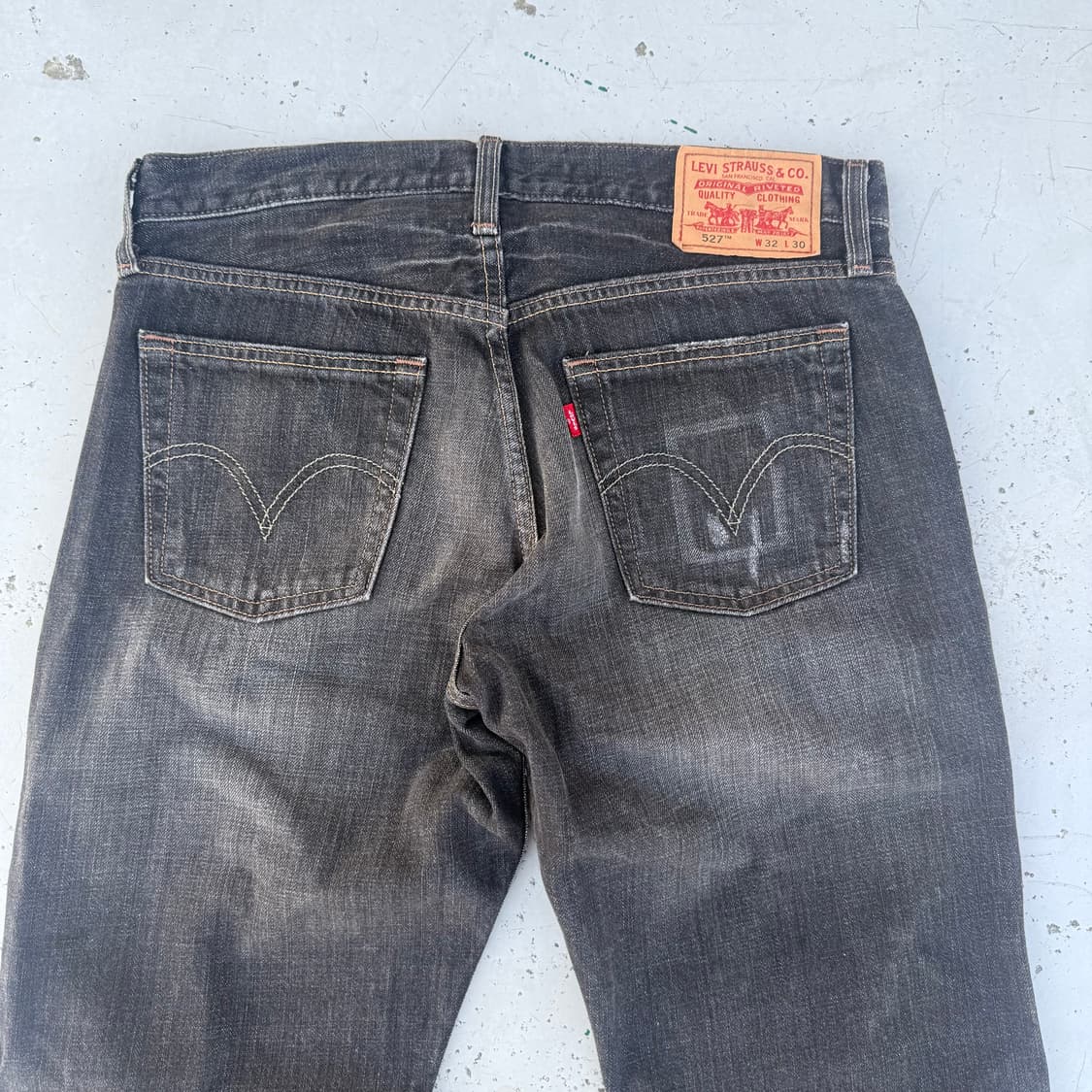 [32] levi's 리바이스 527 부츠컷 블랙진 청바지 상품이미지7