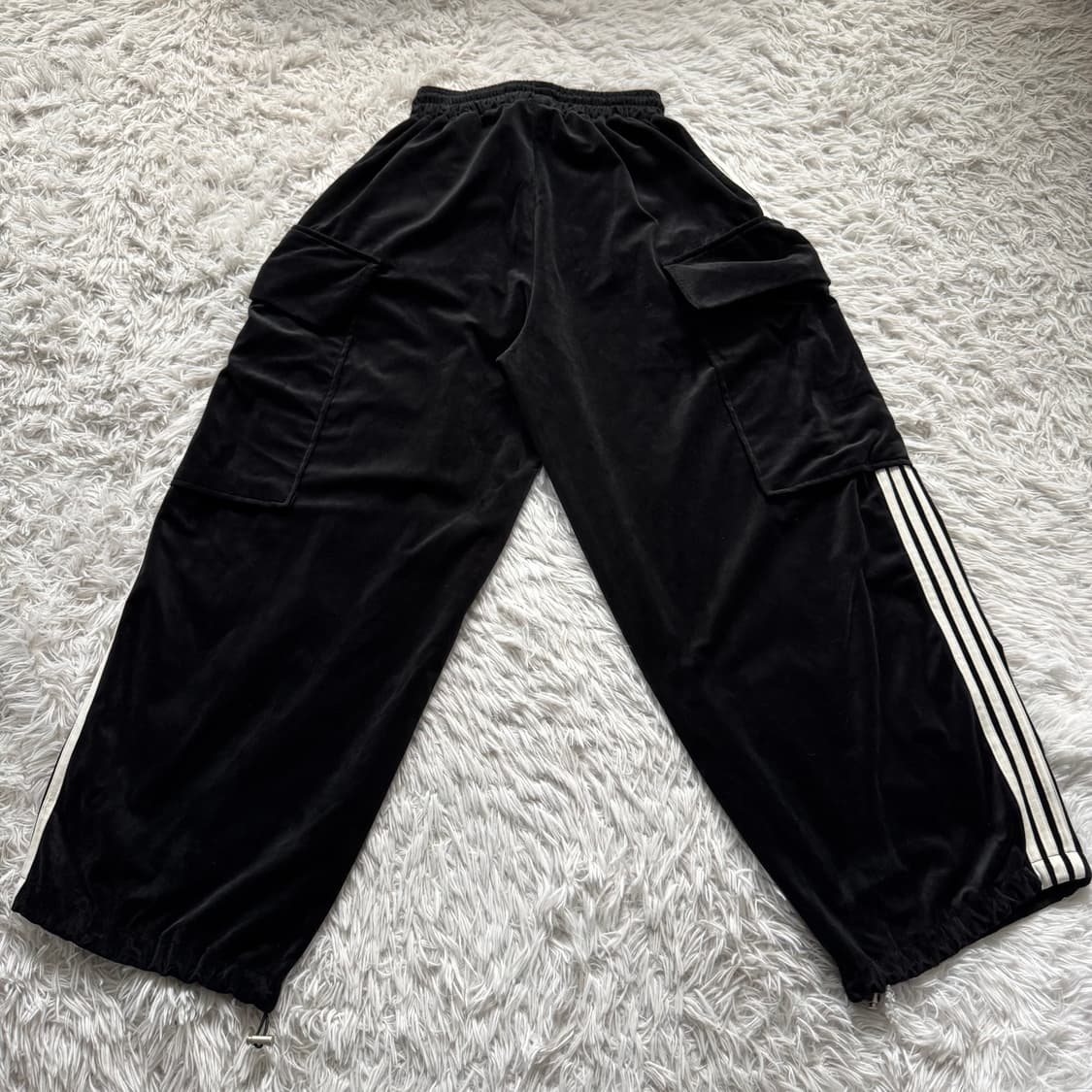 CHALK 일본빈티지 벨벳 와이드 카고팬츠 보세 와이드팬츠 free 28 상품이미지3