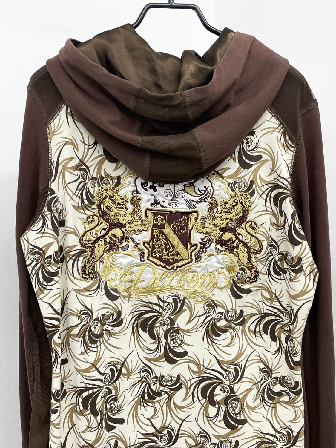 y2k 메쉬 자수 디테일 후드집업 *레어 상품이미지9