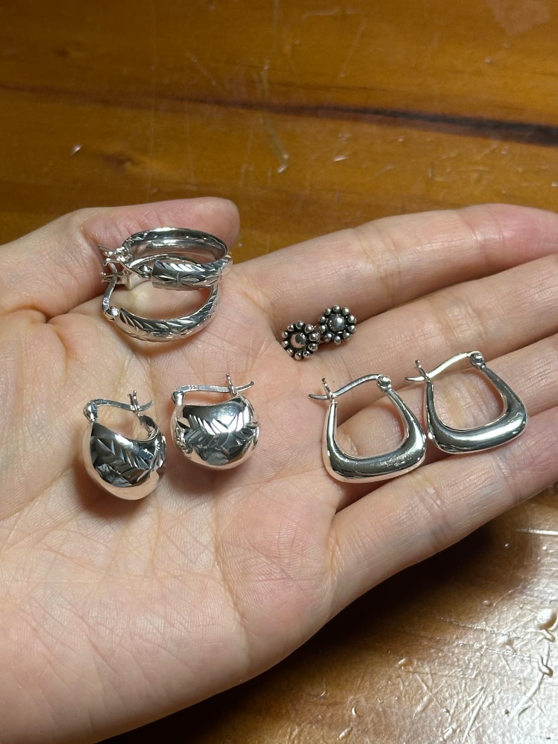 Leaf Orbit 925Silver Earring 상품이미지5