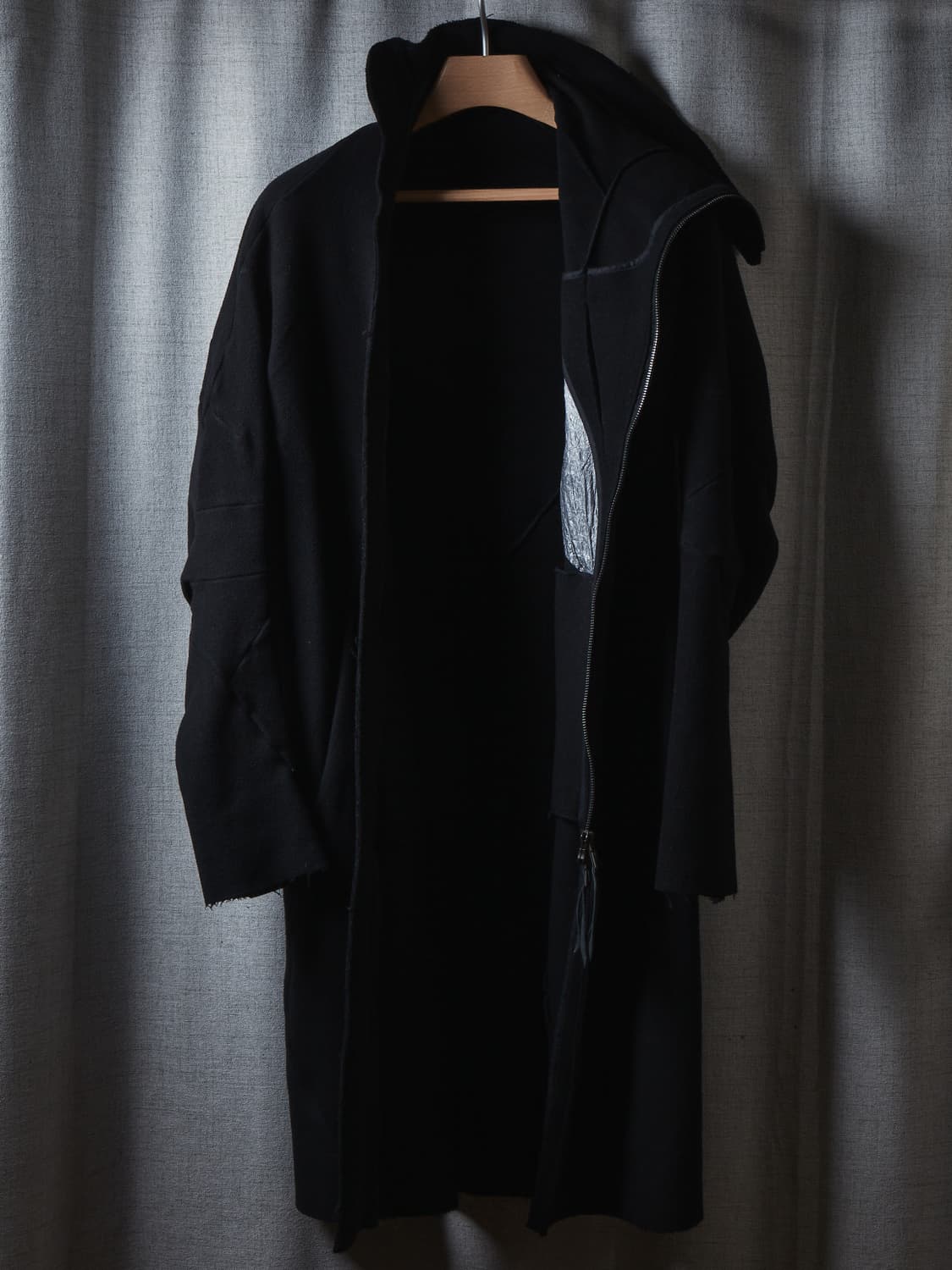 Leon emanuel blanck 버진울 하이넥 롱 코트 상품이미지3