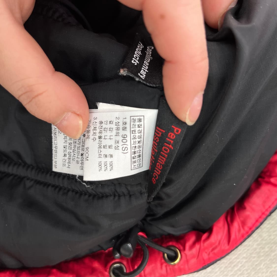 95 노스페이스 퀄팅 유광 푸퍼 패딩 상품이미지5