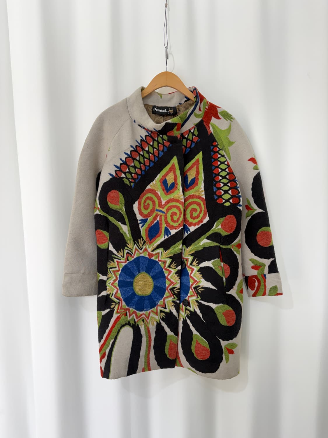 DESIGUAL Full Art coat 상품이미지1