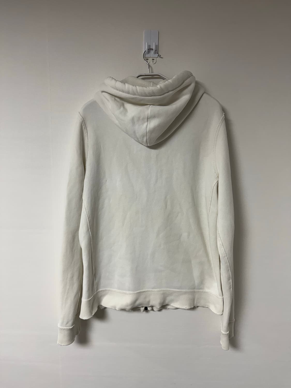 XL) 아베크롬비 화이트 후드집업 상품이미지2