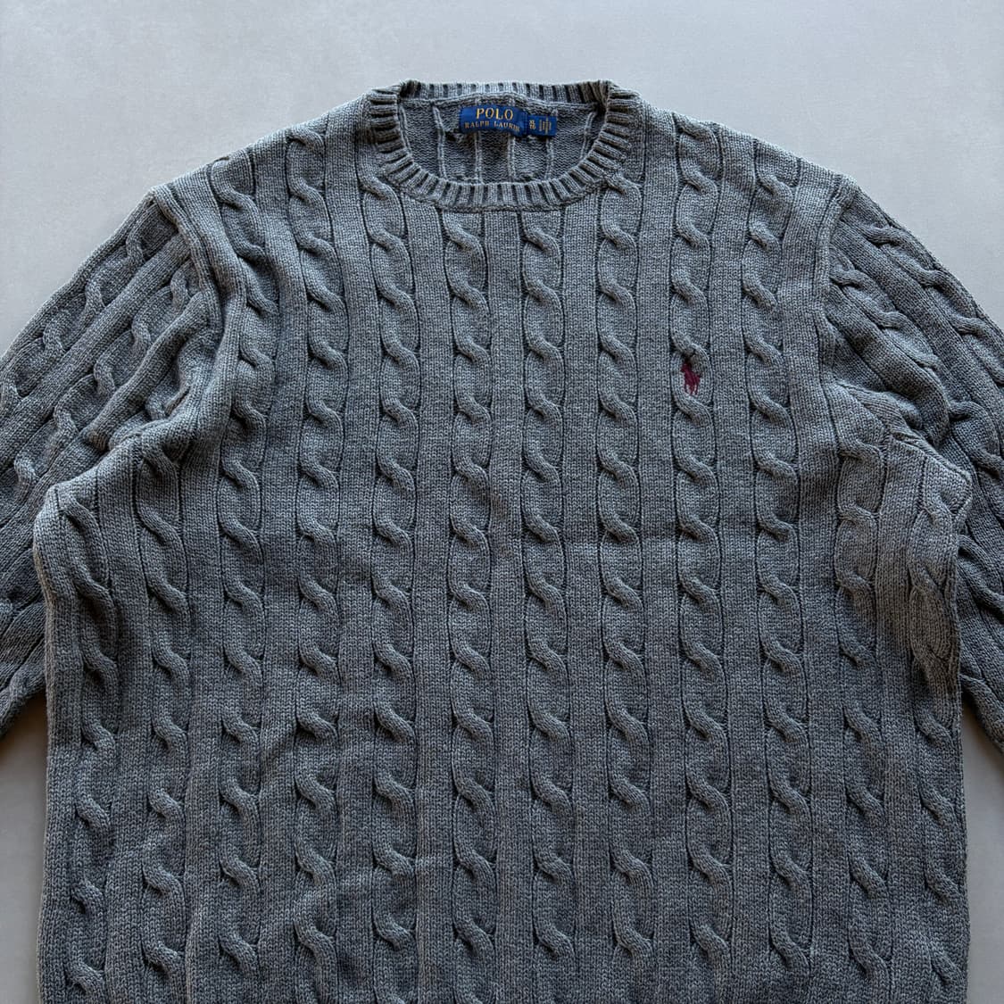 [XL]폴로 랄프로렌 꽈배기 케이블 코튼 니트 상품이미지3
