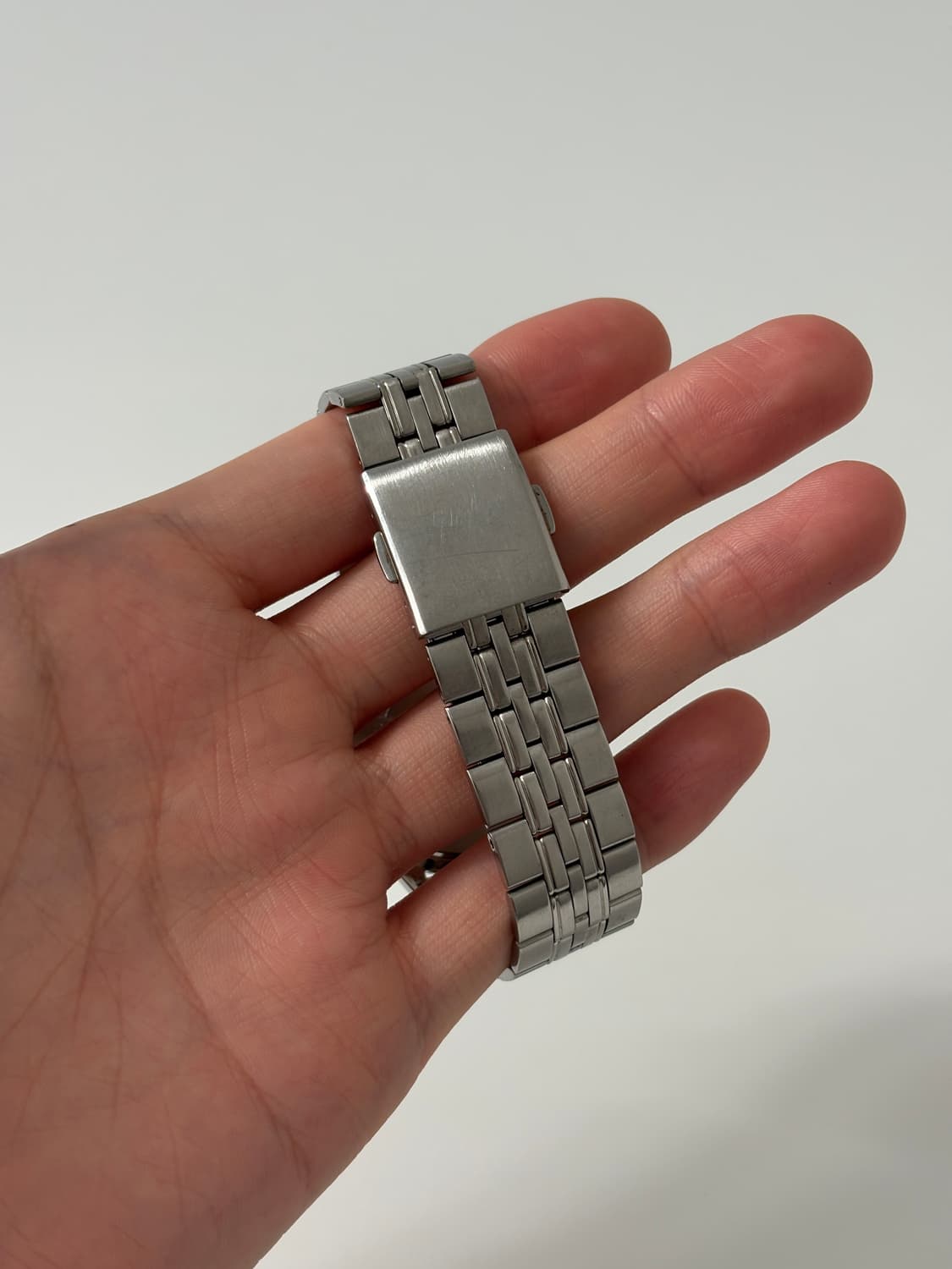 1990s Black Dial Silver Quartz 상품이미지7