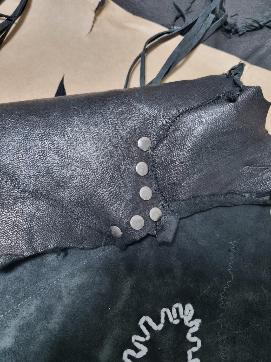 Handmade goatskin Apron 상품이미지5