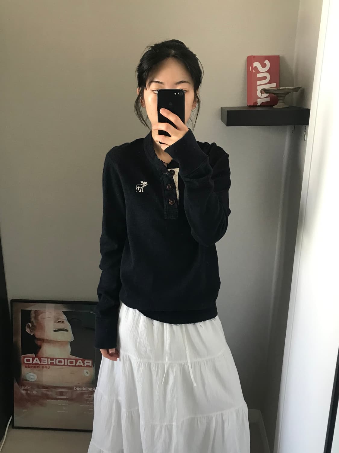 아베크롬비 산양로고 헨리넥 롱슬리브티 상품이미지2