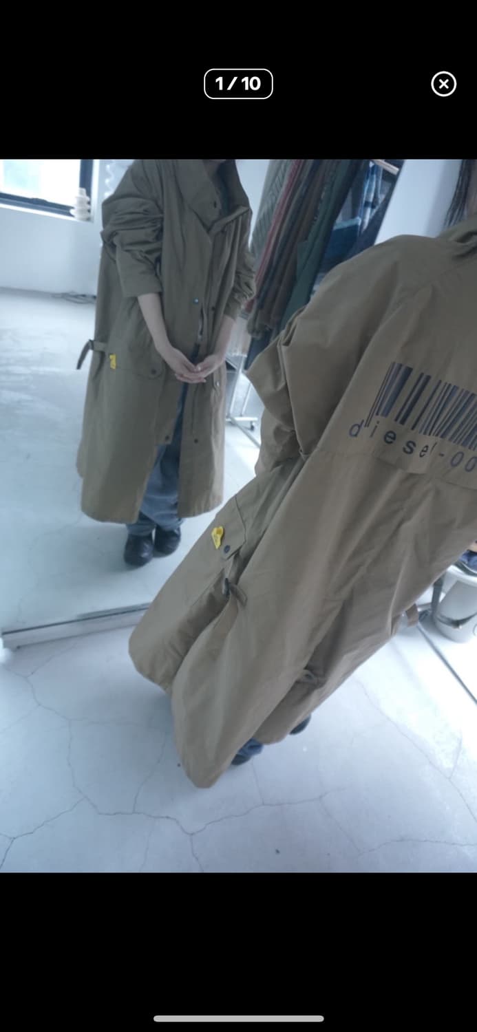[ Diesel ] hooded trench 상품이미지3