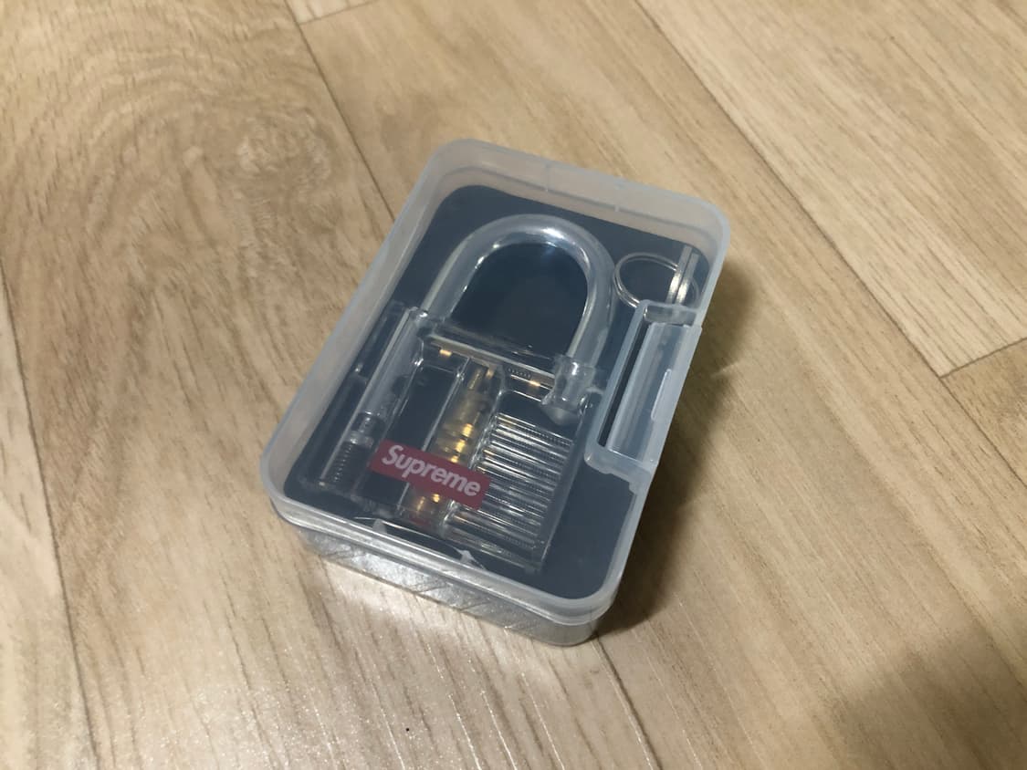 슈프림 트랜스페어런트 락 클리어 자물쇠 상품이미지5