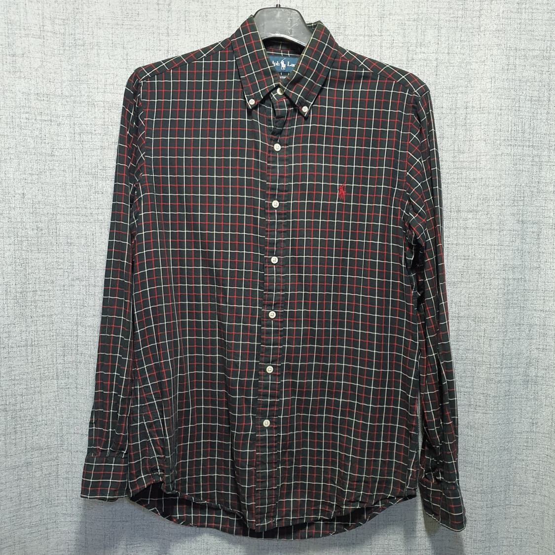 폴로랄프로렌 남성 커스텀핏 체크 긴팔 셔츠  상품이미지1