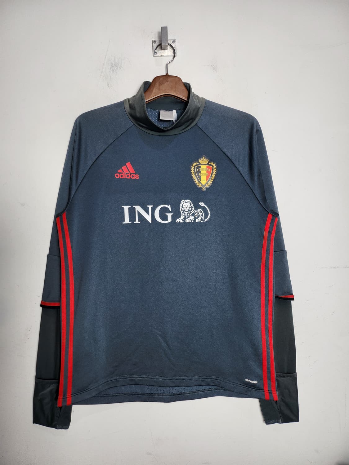 아디다스 벨기에 축구 국가대표 트레이닝 탑 상품이미지1