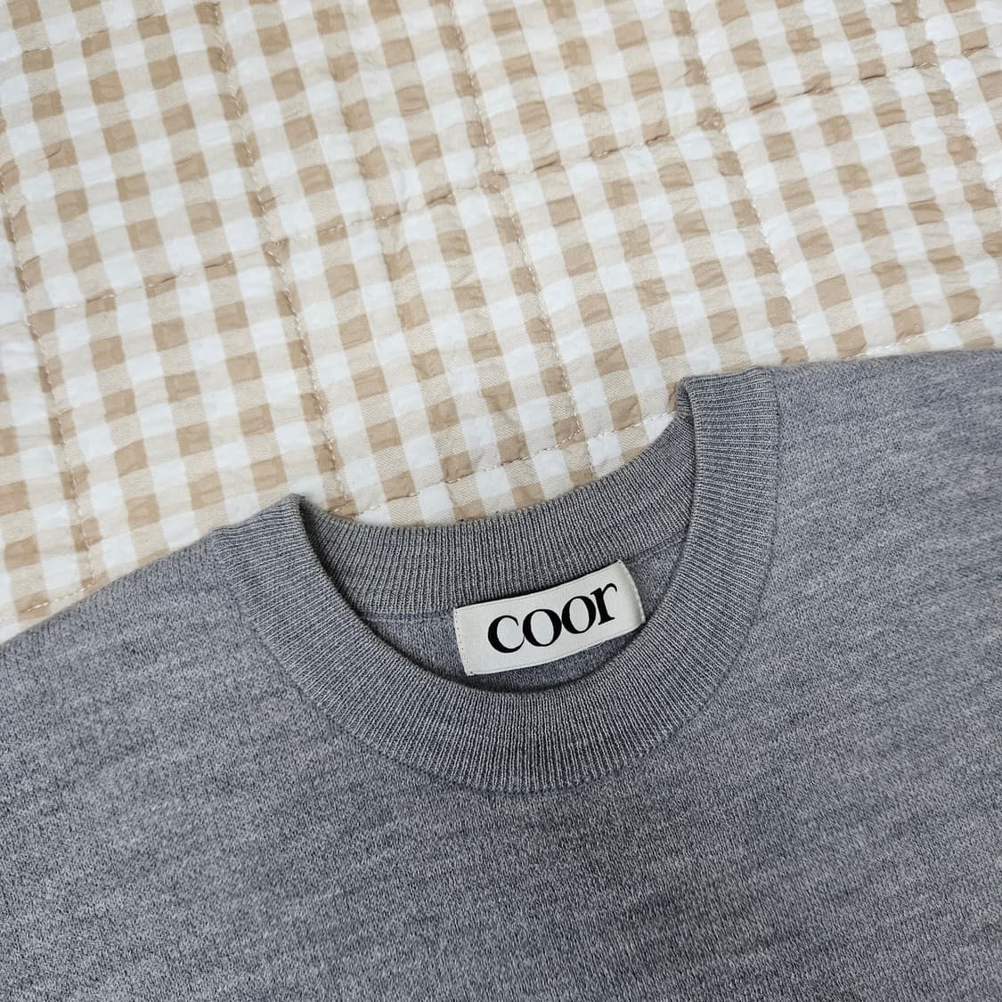 COOR 쿠어 탑필 니트 스웨터 남자100 상품이미지3