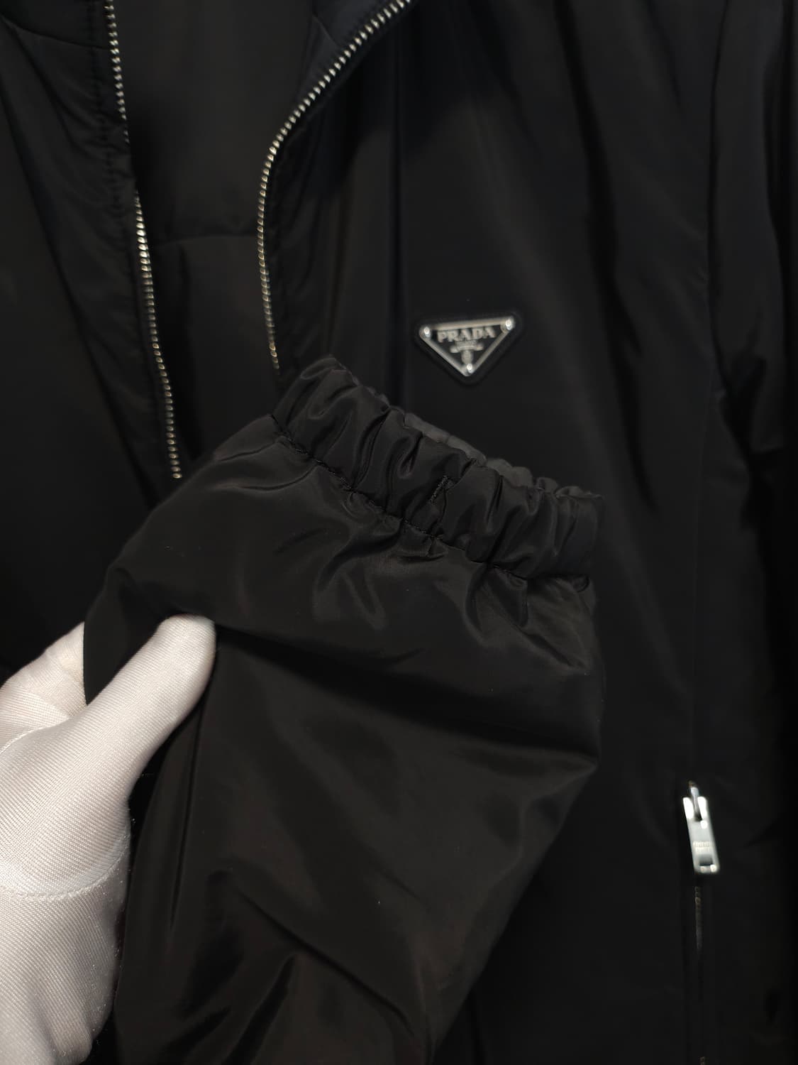 [정품]프라다 리버서블 리나일론 경량 패딩자켓 /50사이즈 상품이미지9