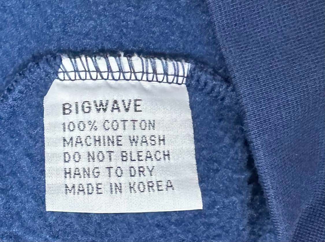 BIGWAVE 빅웨이브 기모 후드티 상품이미지7