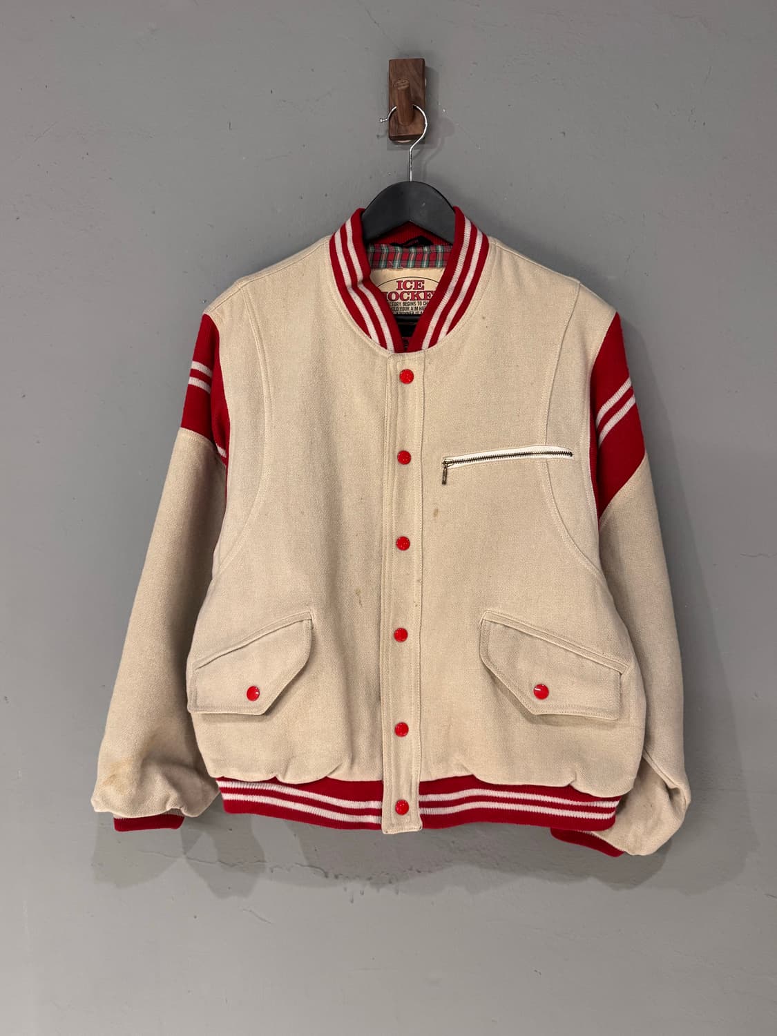 80s 아이스하키 빅토리 울 바시티자켓  상품이미지2