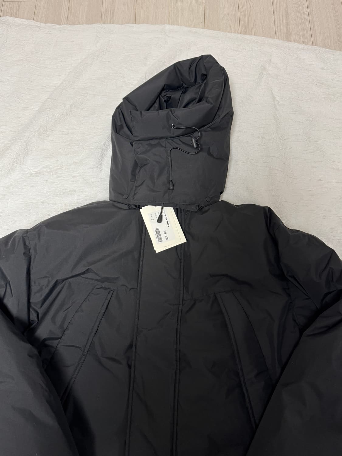 퍼블릭피겨 PCU 다운 패딩 파카 - 블랙 2사이즈 상품이미지2