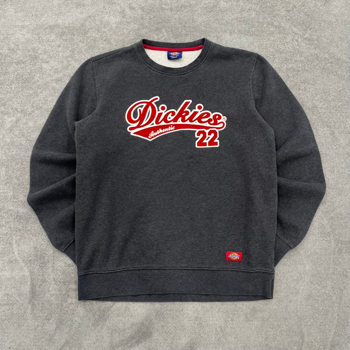 M 디키즈 맨투맨 티셔츠 차콜 상품이미지1