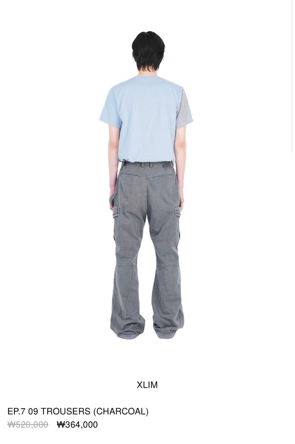XLIM EP.7 09 차콜 카고 바지 상품이미지2