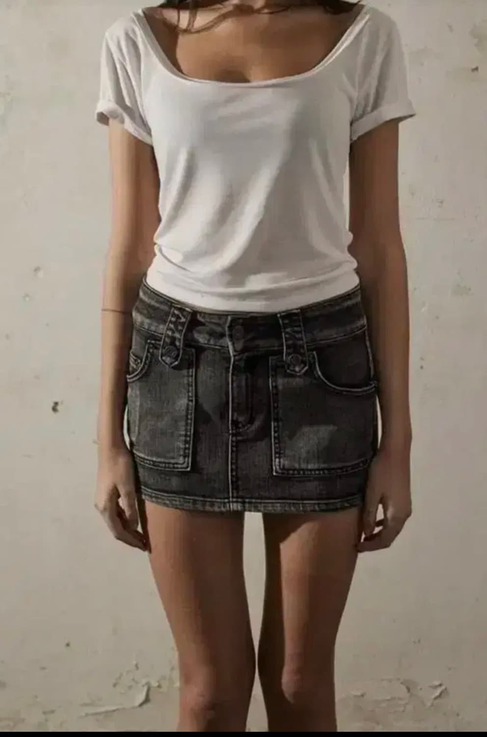 보헤미안서울 보헴서 포켓미니스커트 그레이 상품이미지1