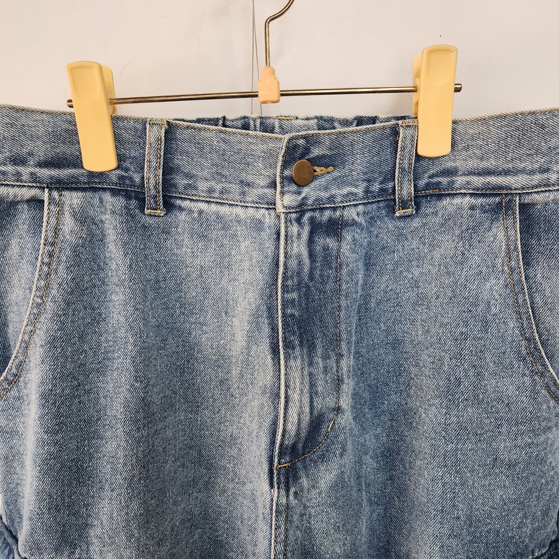 미니멀 프로젝트 워싱 데님 카고 조거팬츠 상품이미지2