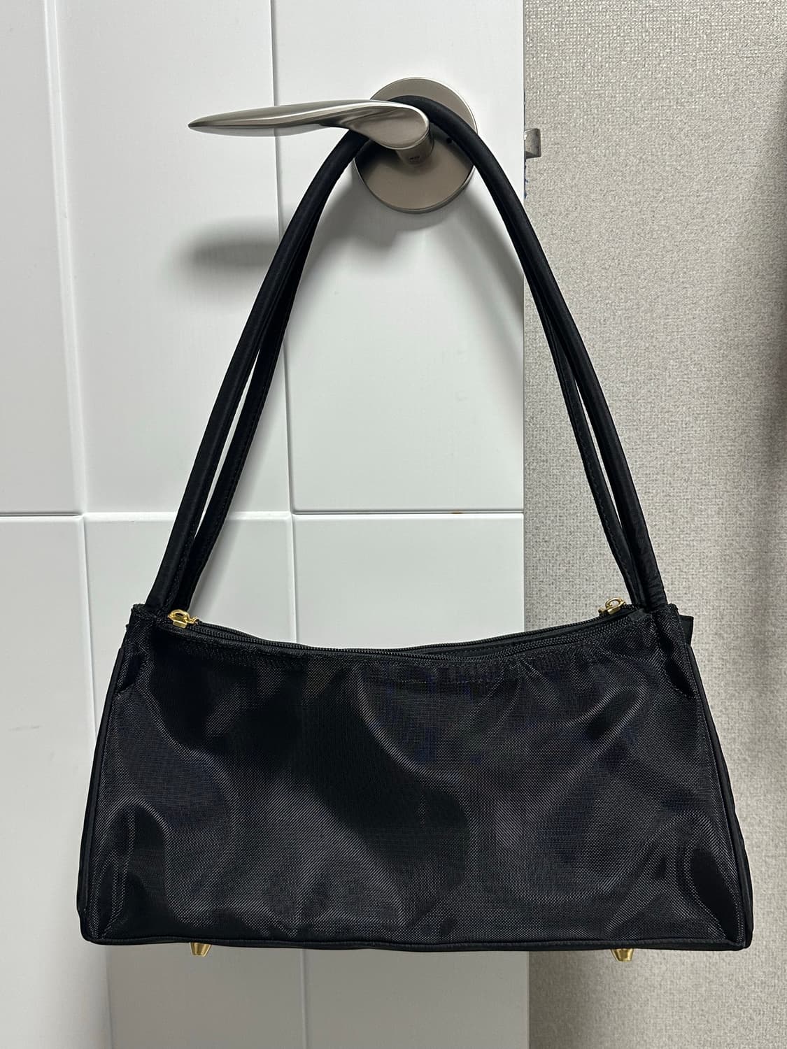 스컬프터 장미 메쉬 킵세이크 백 블랙 상품이미지3